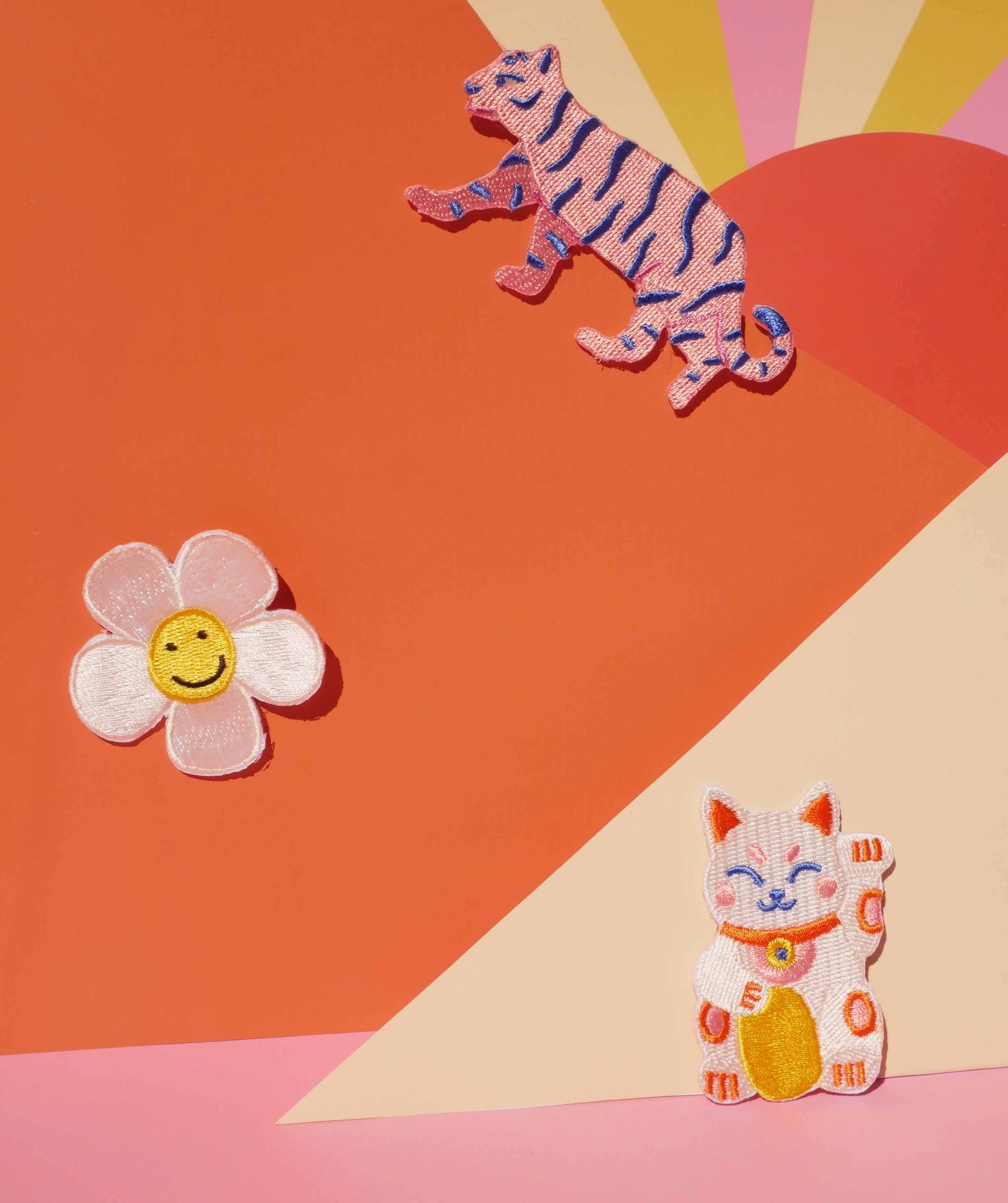 Parche Termoadhesivo de margaritas