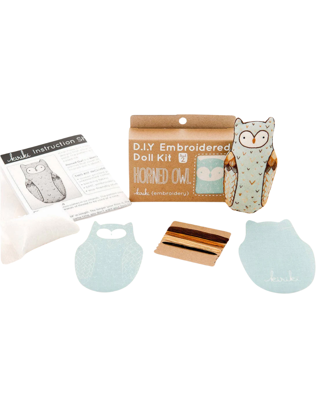 Kit de Bordado DIY Búho