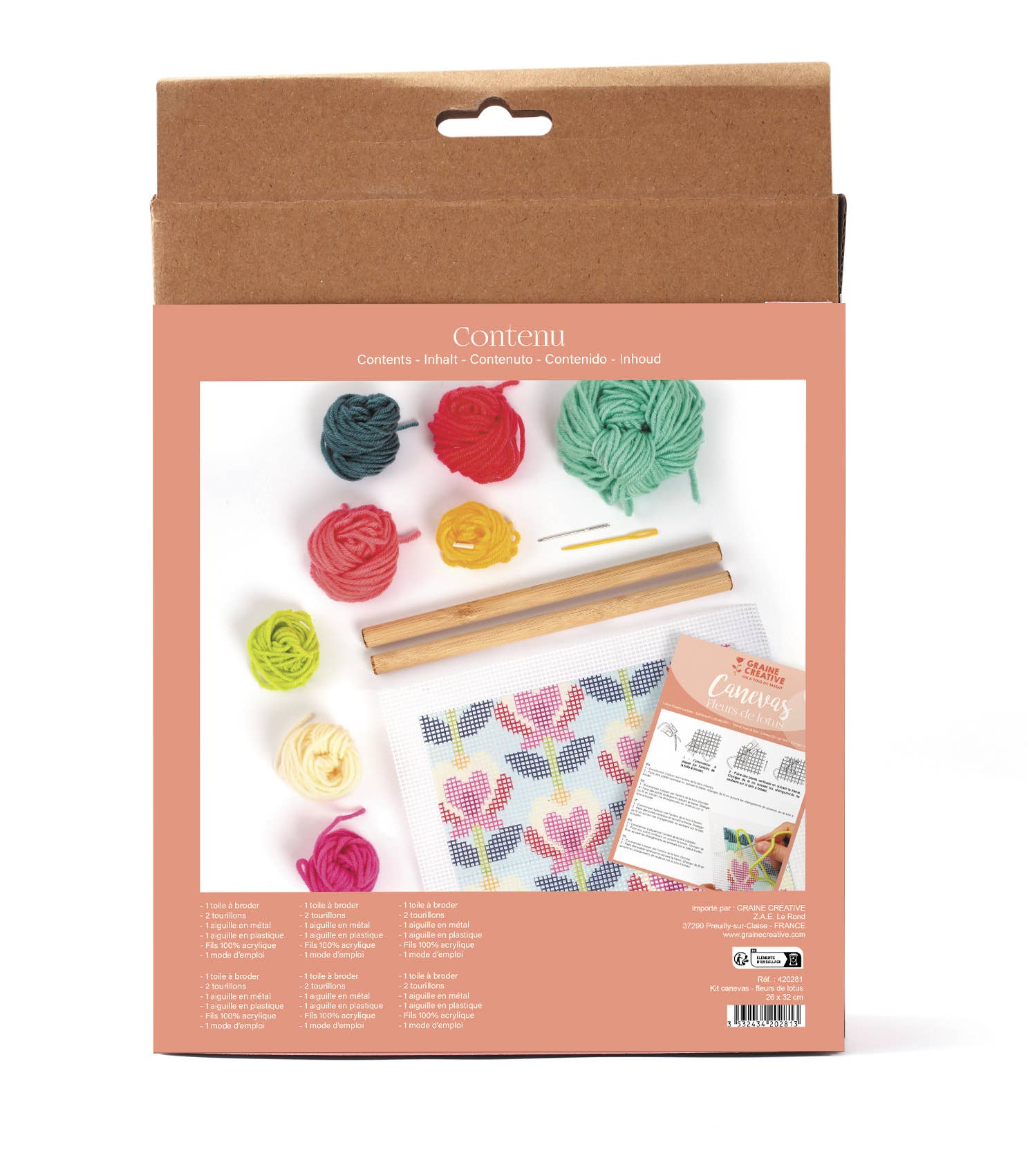Kit de Tapiz DIY Flor de Loto