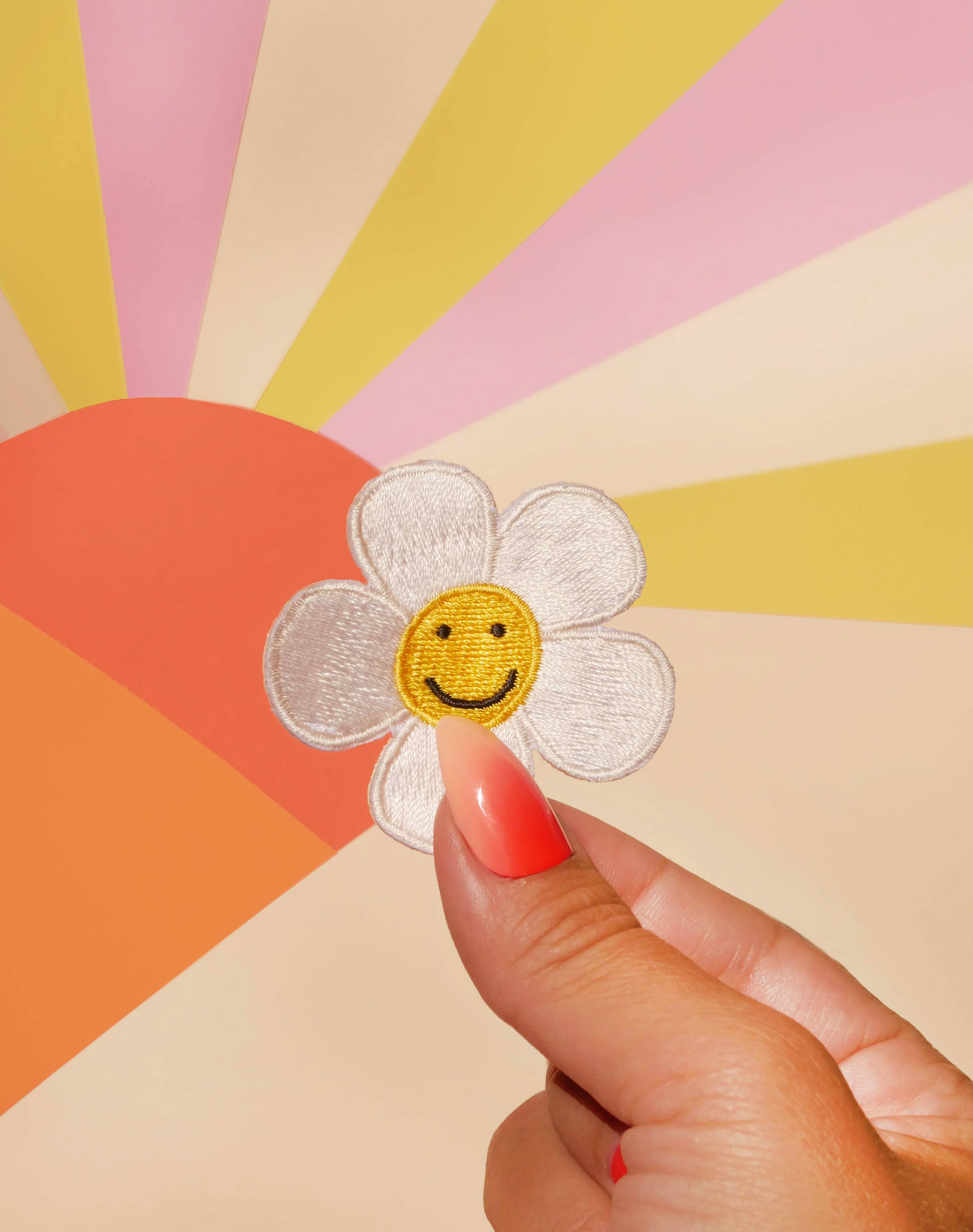 Parche Termoadhesivo de margaritas