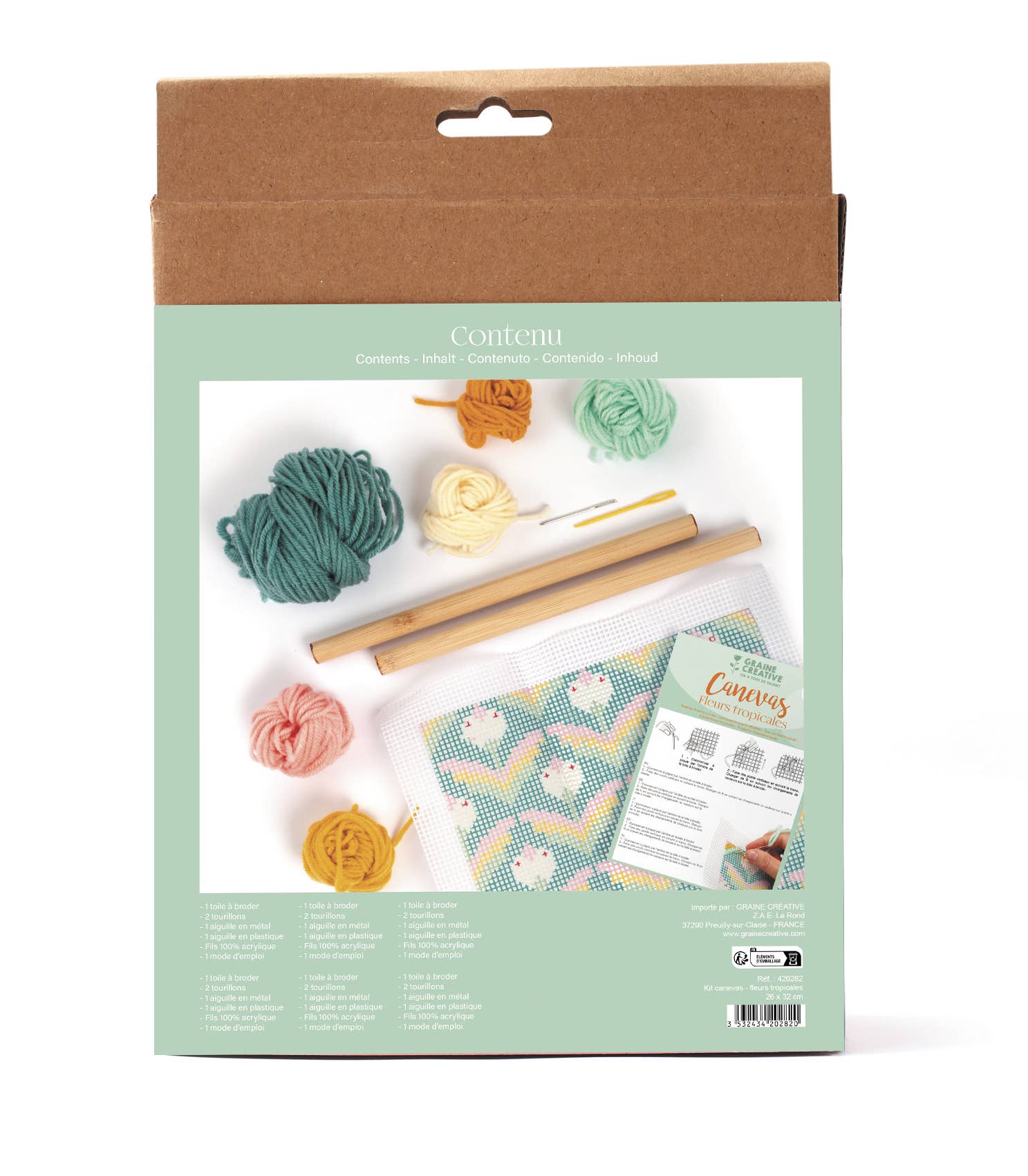 Kit de Tapiz DIY Flor Tropical