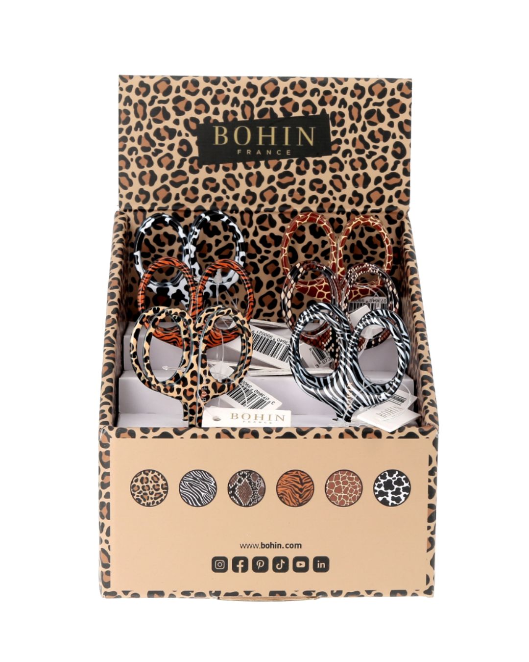 Tijeras animal print Bohin