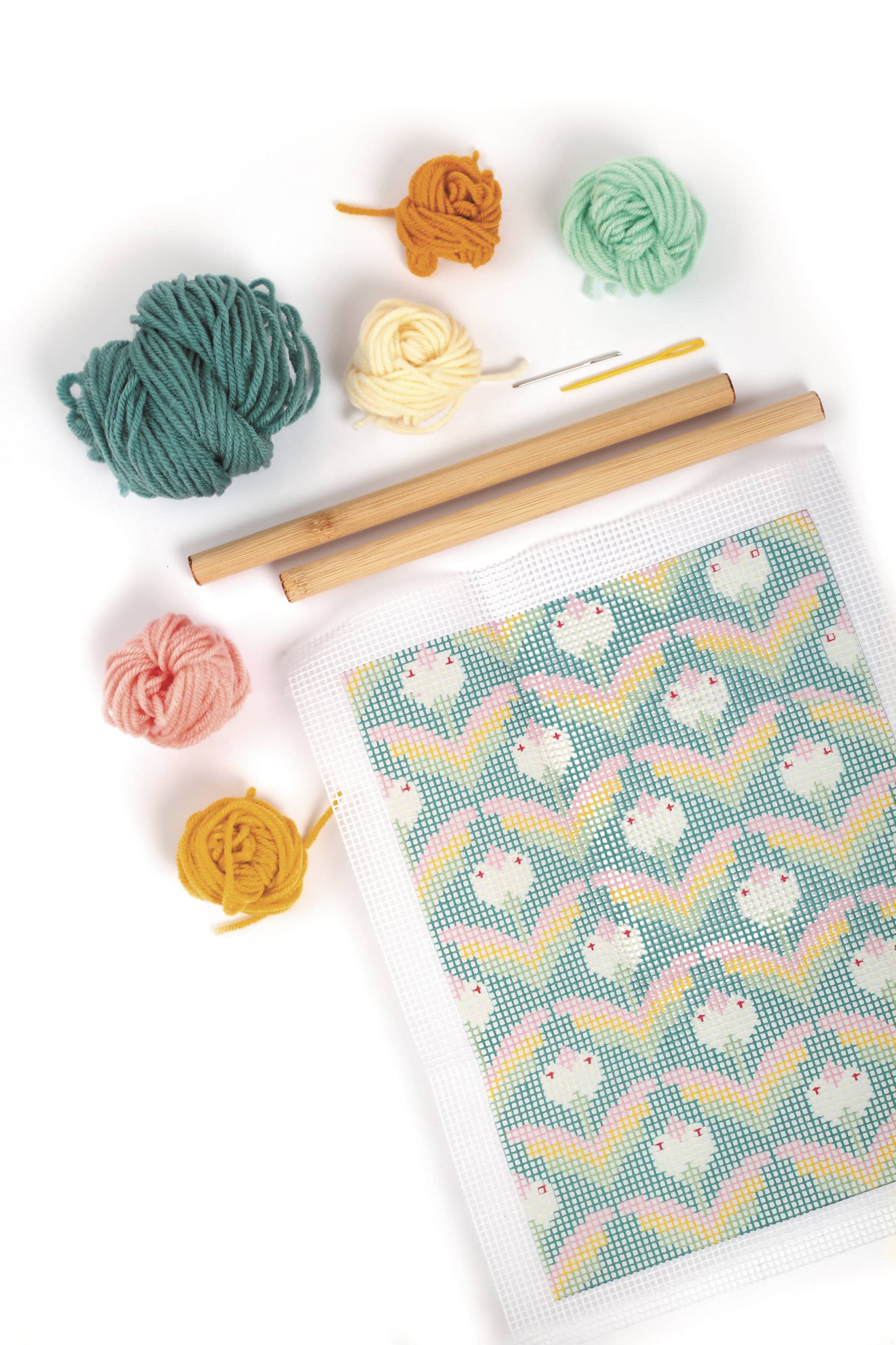 Kit de Tapiz DIY Flor Tropical