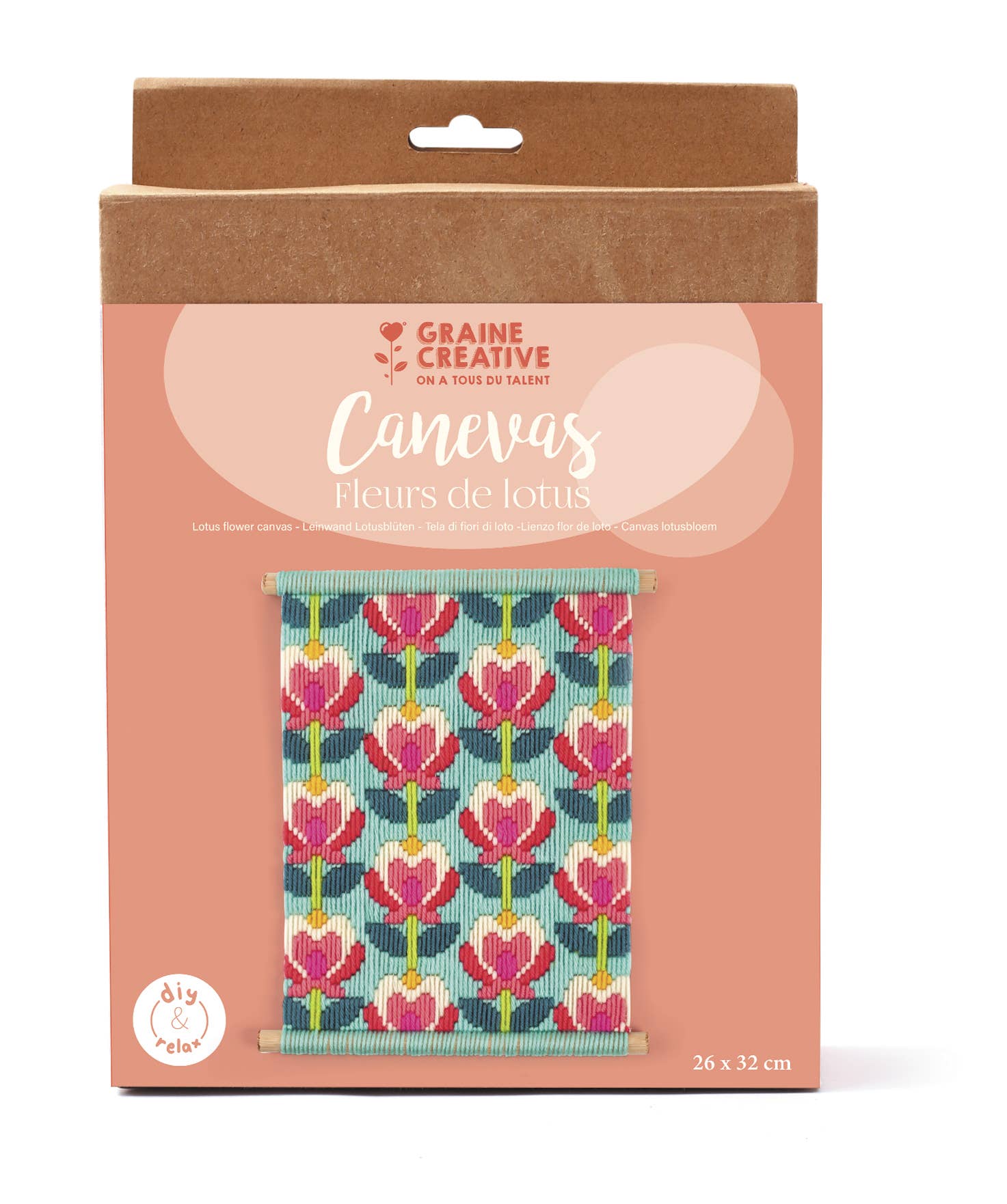 Kit de Tapiz DIY Flor de Loto