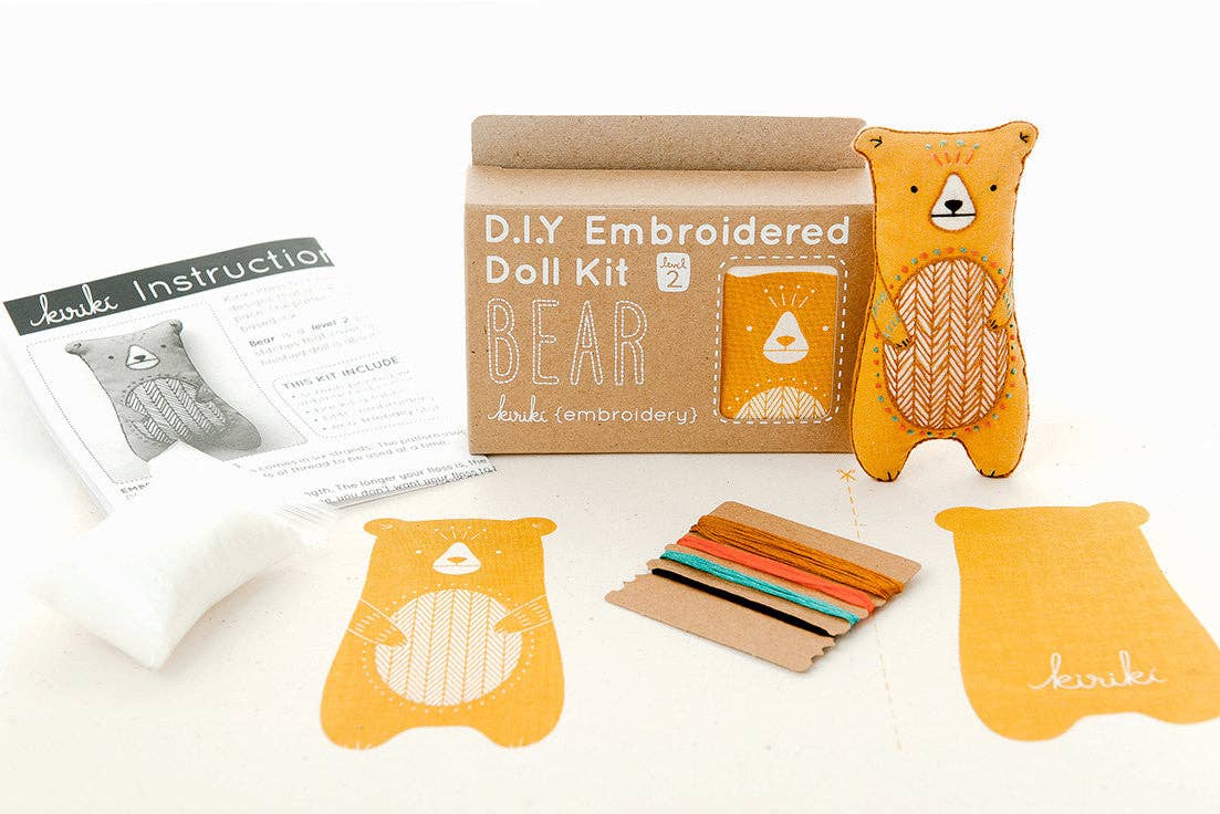 Kit de Bordado DIY Oso