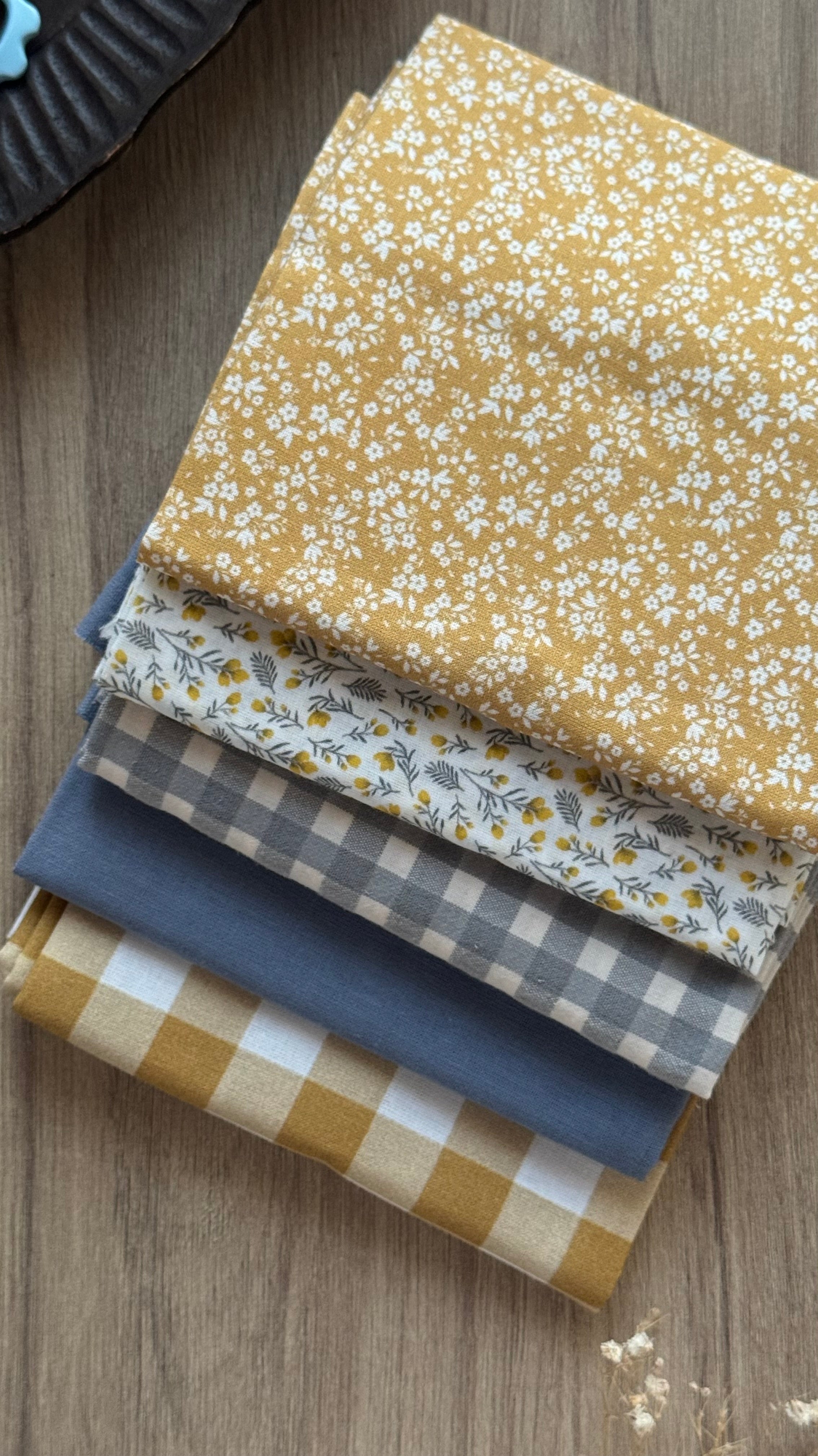 Pack de telas 5 Fat Quarters- Haze