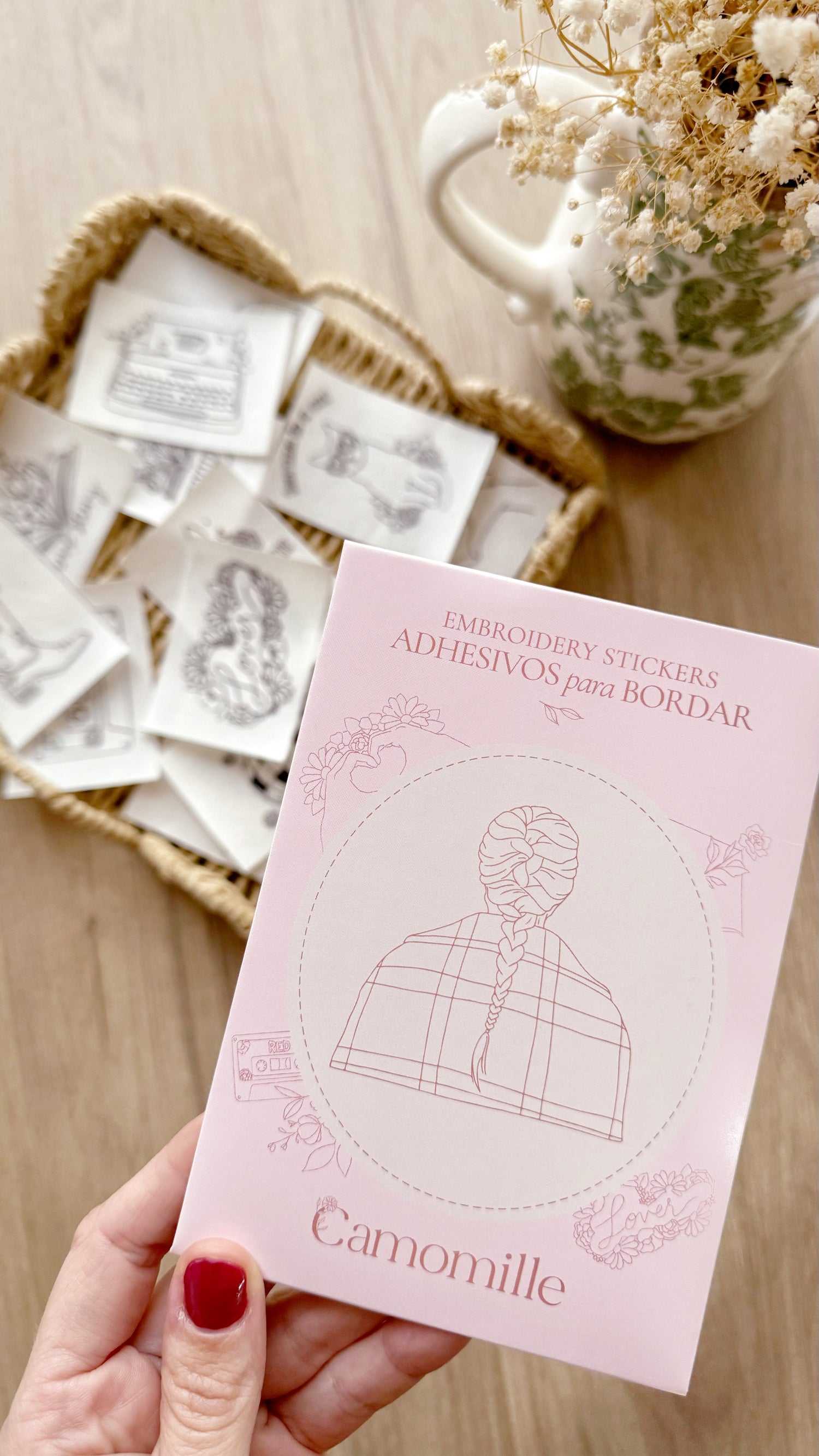 Stickers with Flowers design