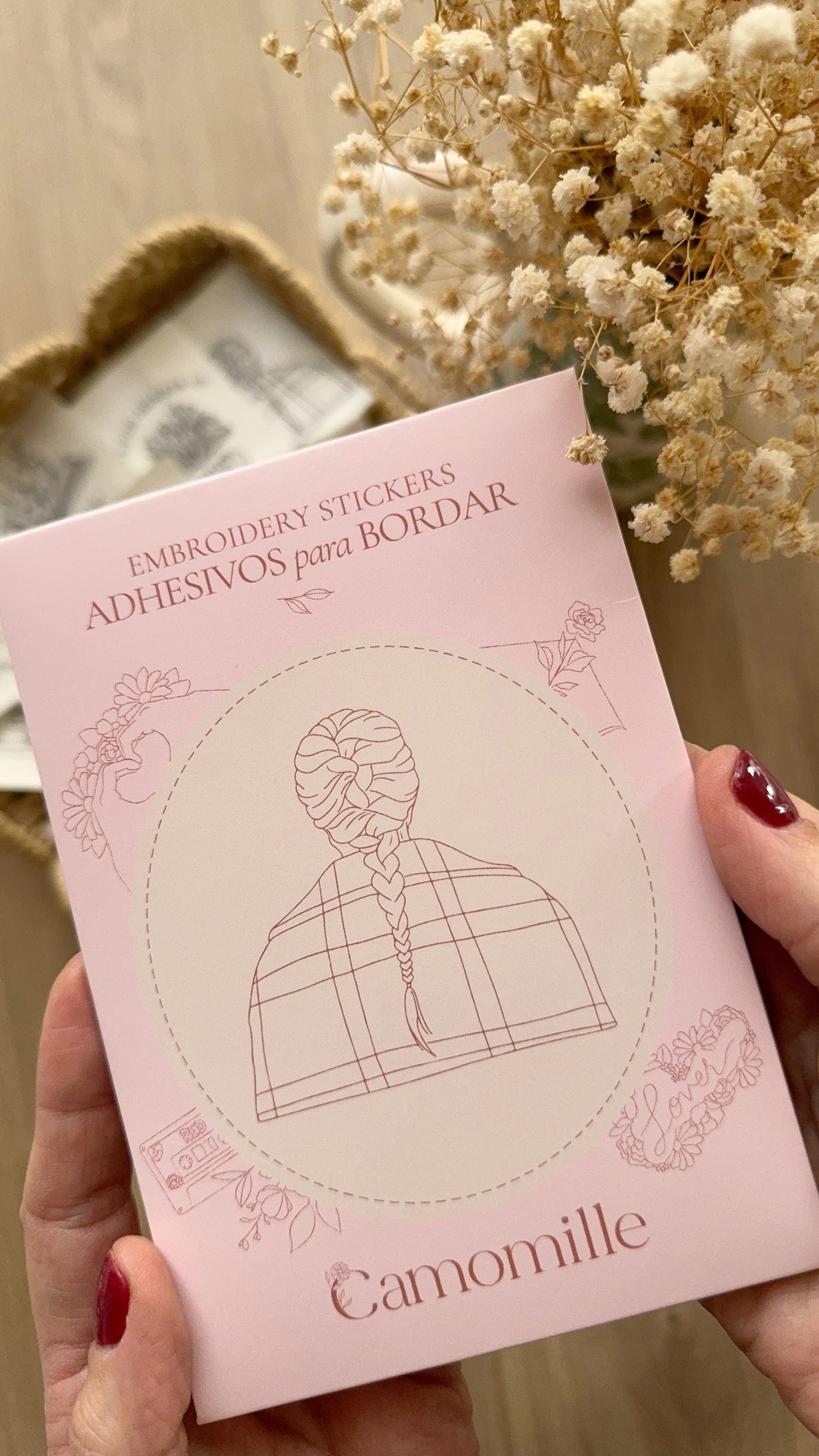 Stickers with Flowers design