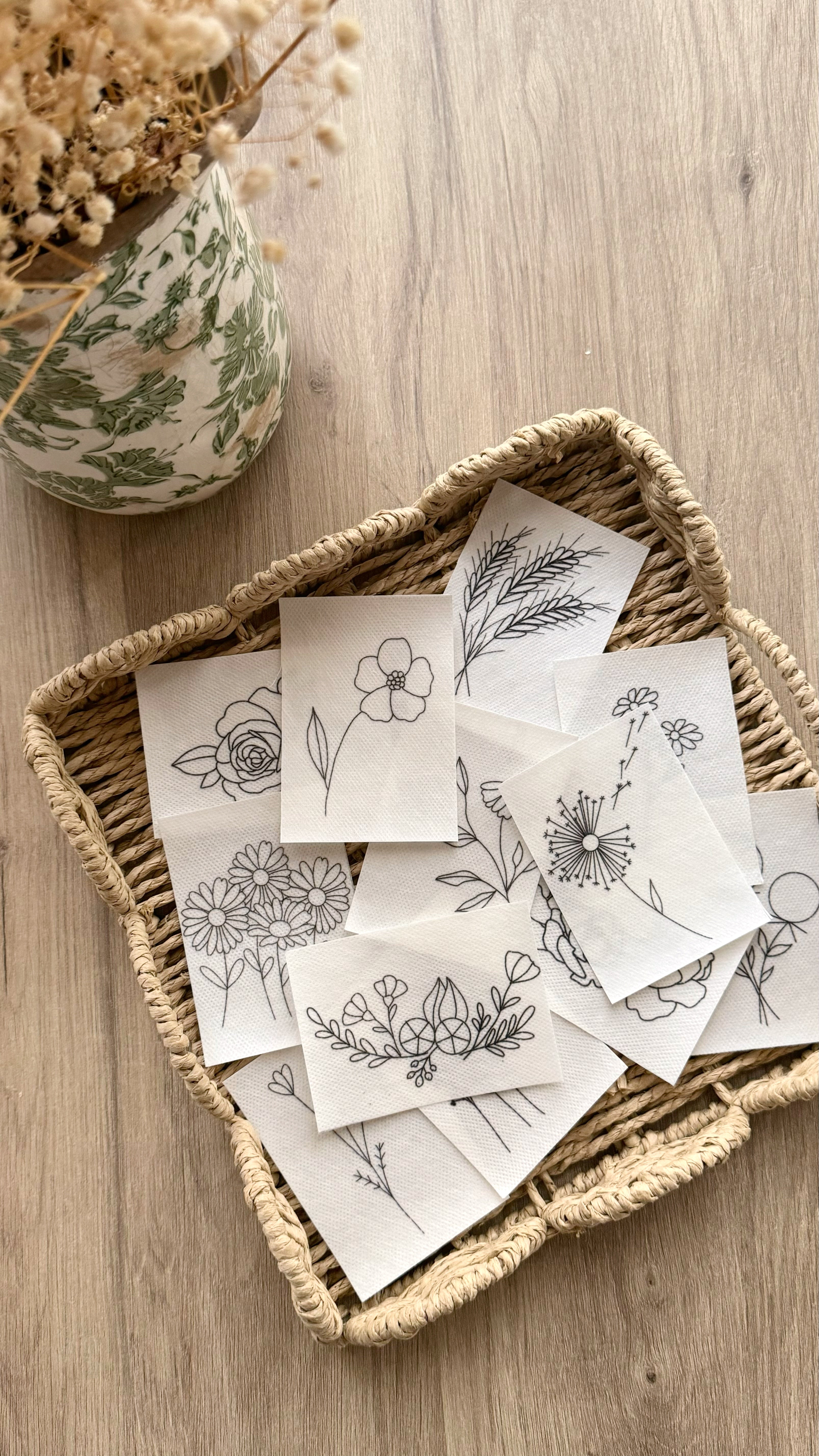 Adhesivos para bordar Flores