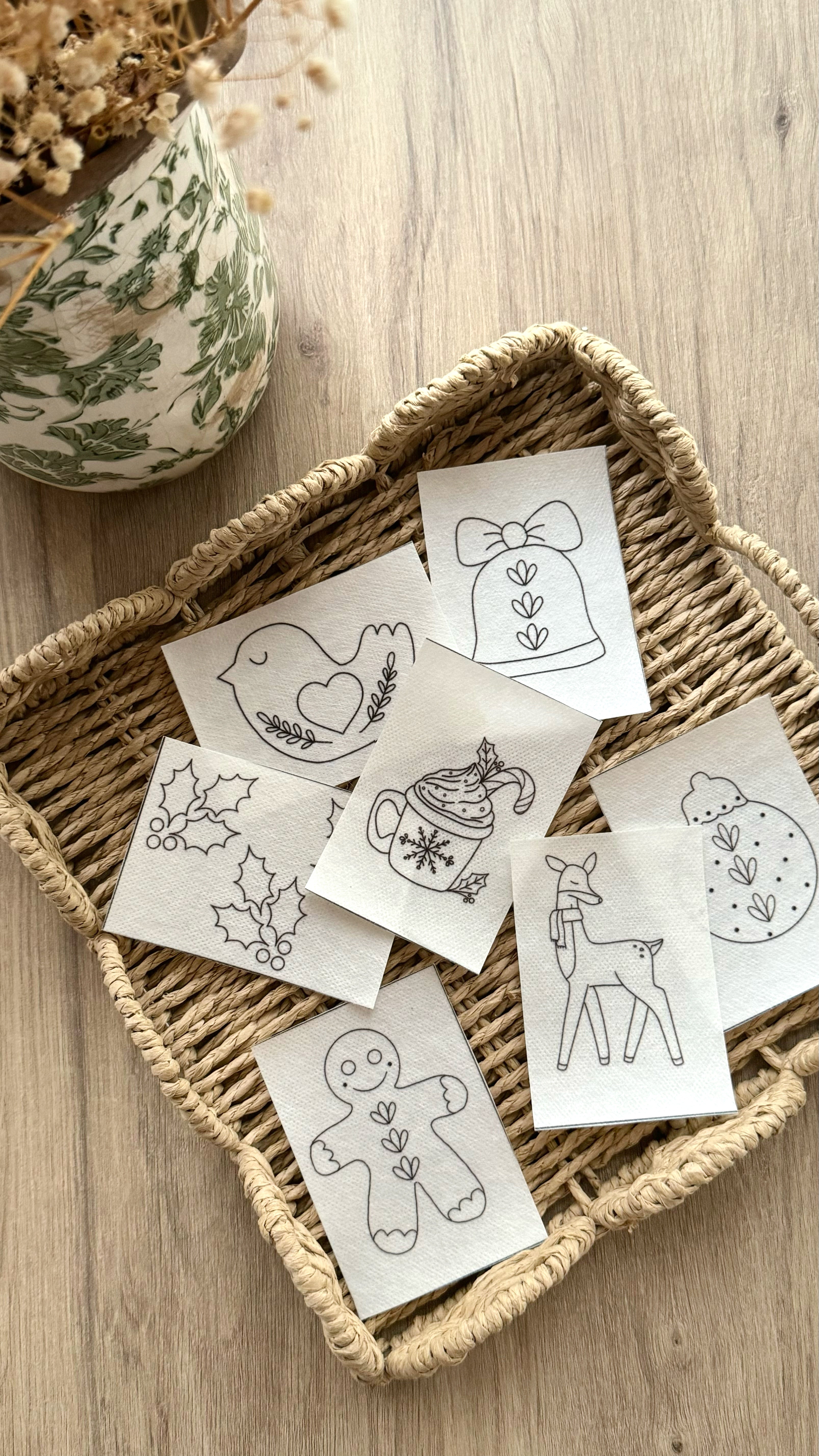 Christmas design stickers