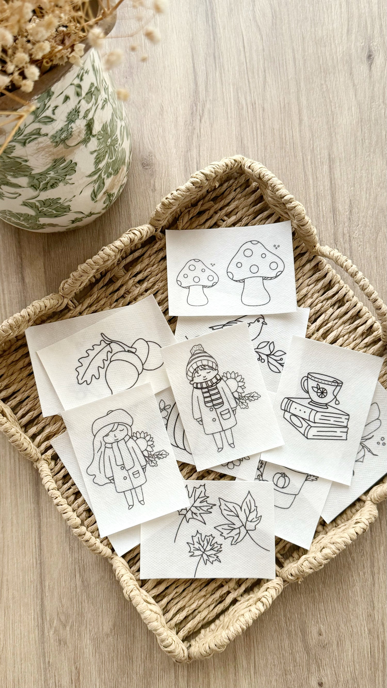 Adhesivos para bordar Otoño