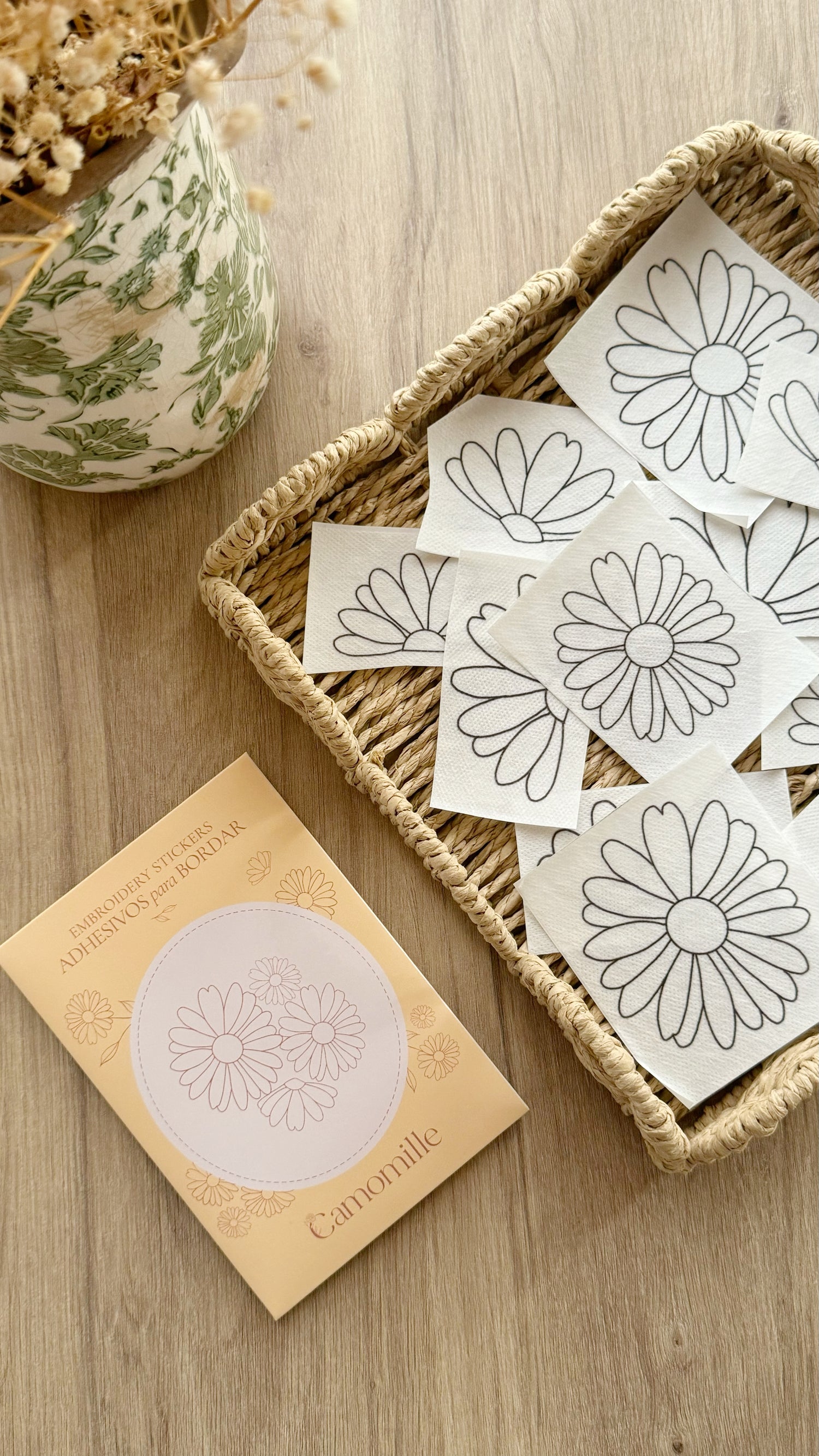Adhesivos para bordar Margaritas