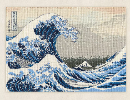 Kit Punto de Cruz La Gran Ola