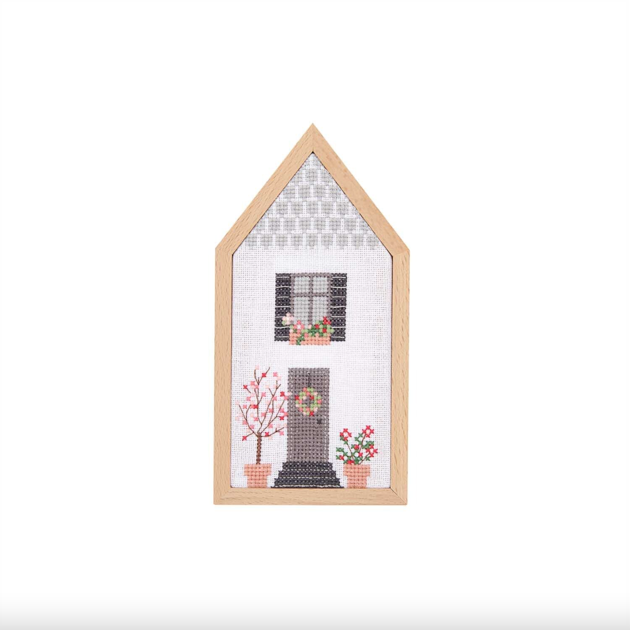 Bastidor en Forma de Casa para bordados