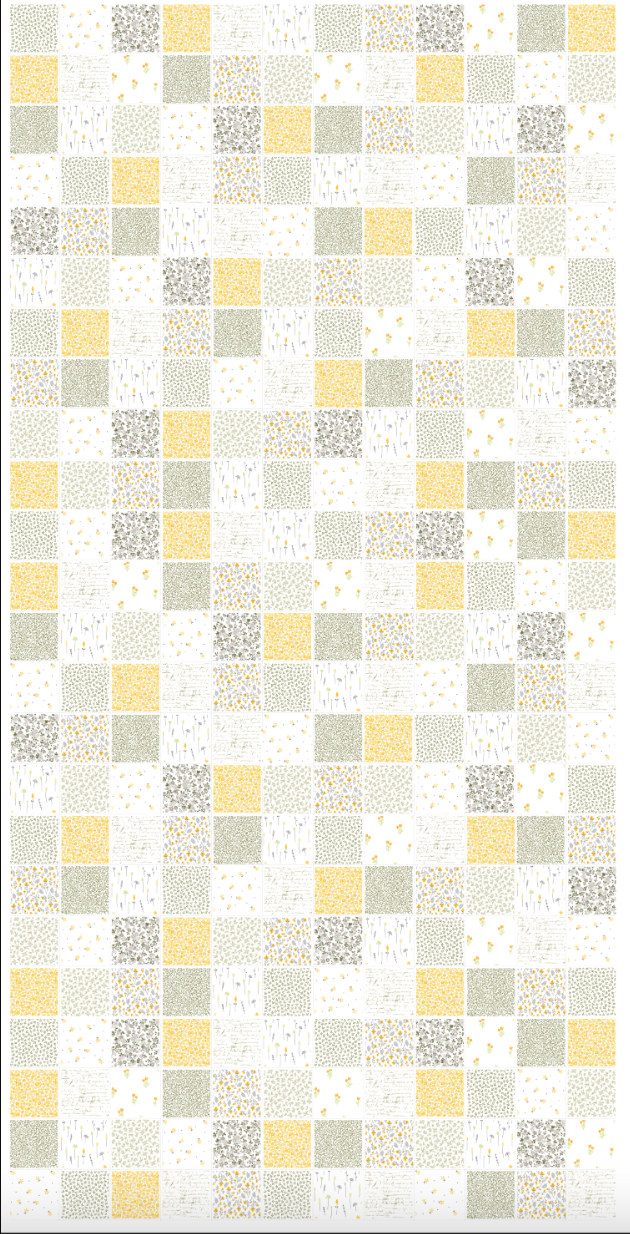 Panel de tela para patchwork – Yellow