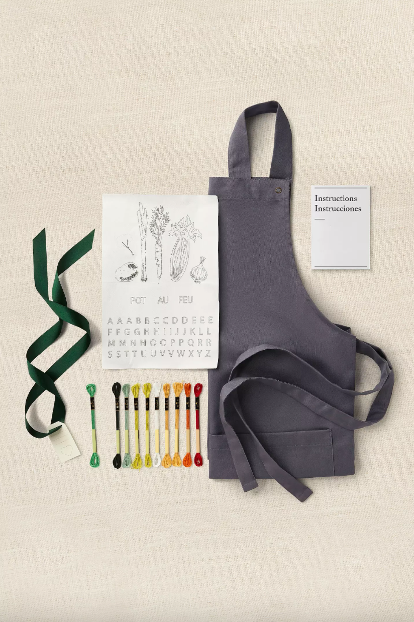 Kit de bordado Delantal de Cocina