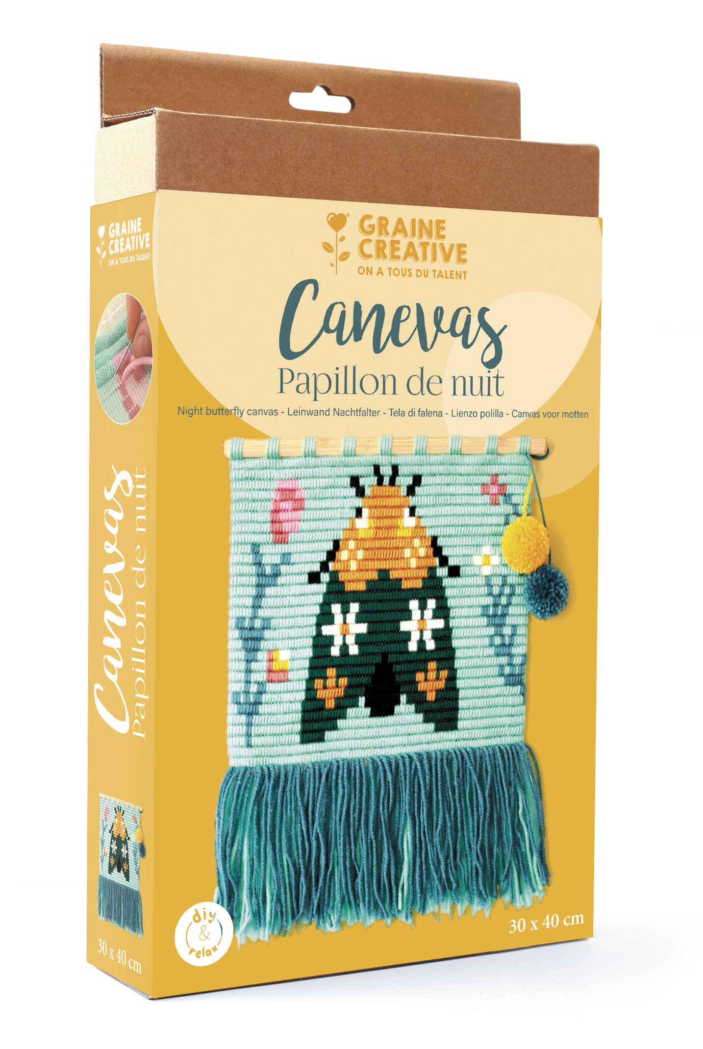 Kit de Tapiz DIY Polilla