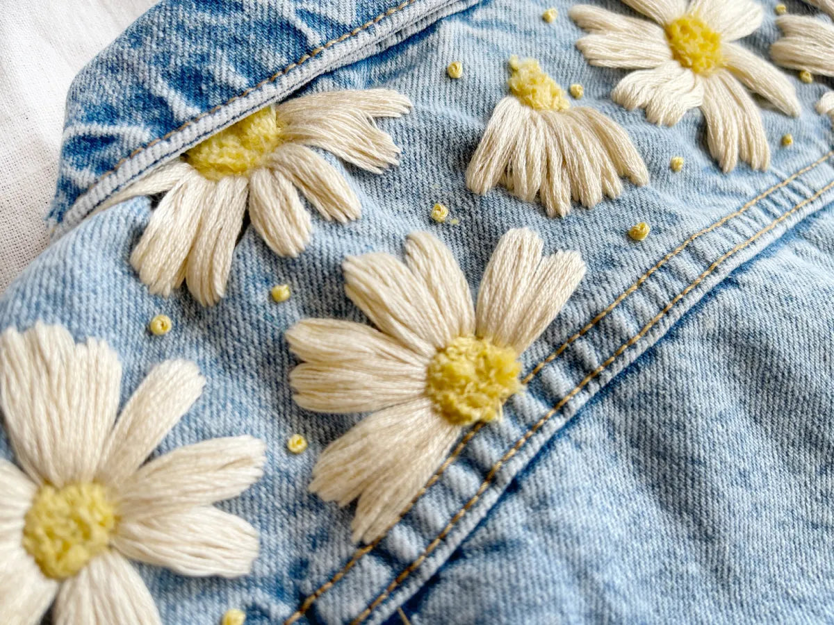 Adhesivos para bordar Margaritas