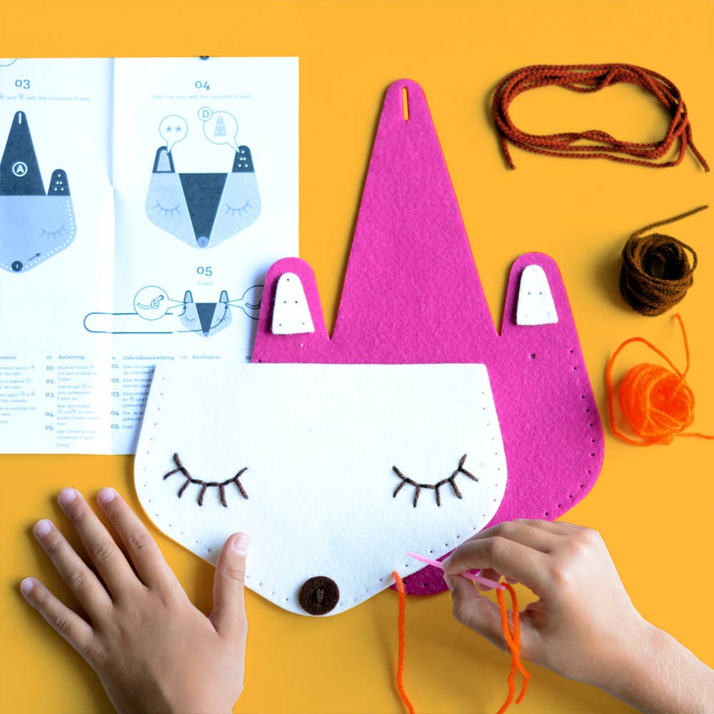 Kit de costura DIY bolso zorro