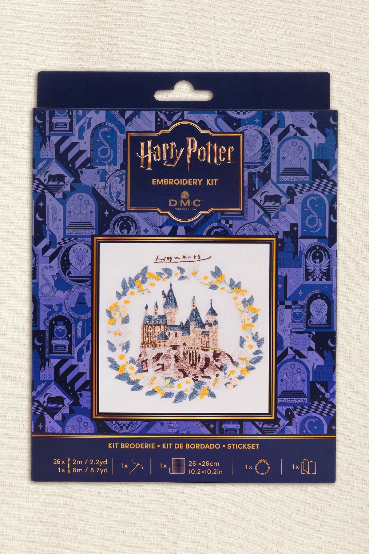 Kit de bordado · El Castillo de Hogwarts™
