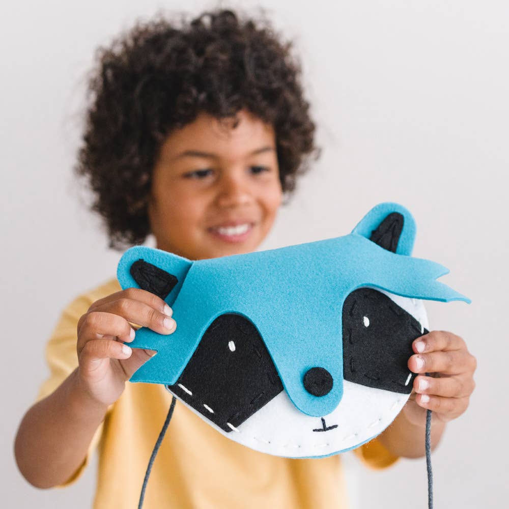 Kit de costura DIY bolso Mapache