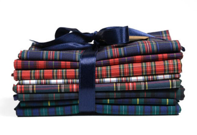 Pack de telas 8 Fat Quarters- Escocia 2