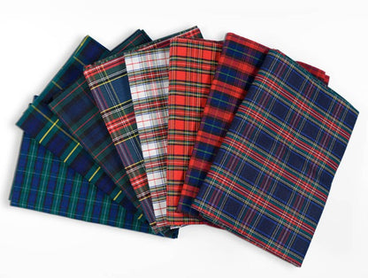 Pack de telas 8 Fat Quarters- Escocia 2