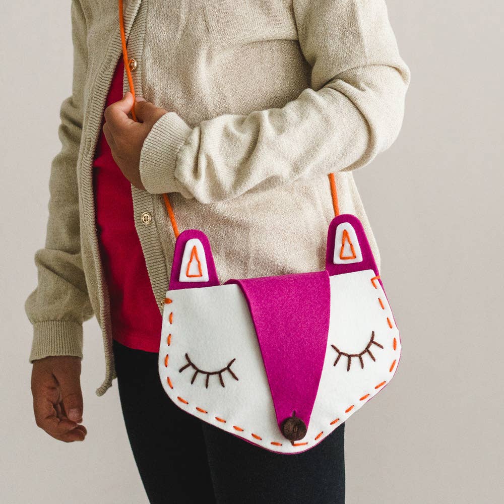 Kit de costura DIY bolso zorro