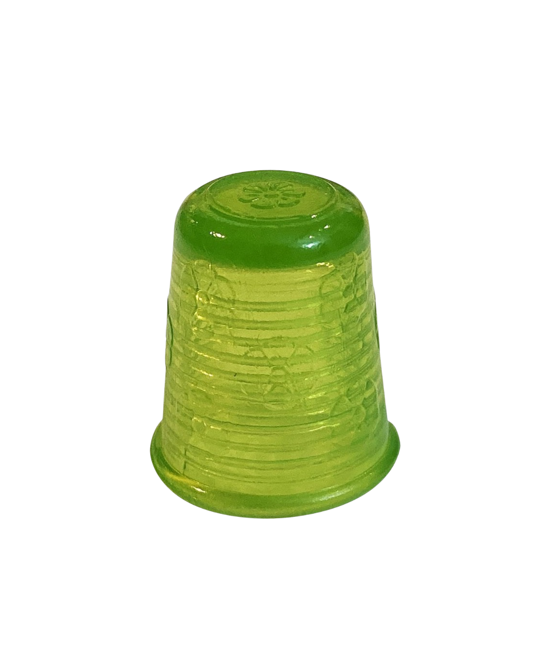 Dedal para bordar o coser en silicona flexible