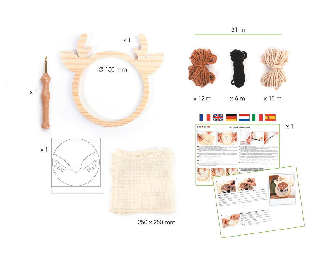 KIT de Punch Needle Ciervo