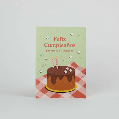 Postal Plantable Feliz Cumpleaños