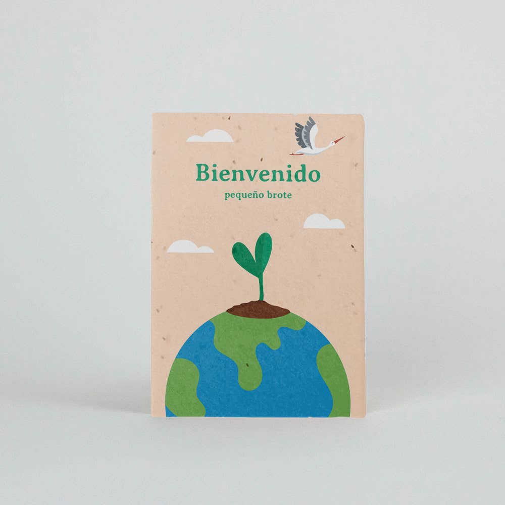 Postal Plantable Bienvenido