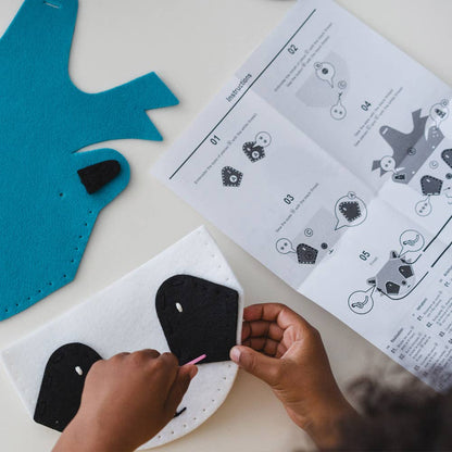 Kit de costura DIY bolso Mapache
