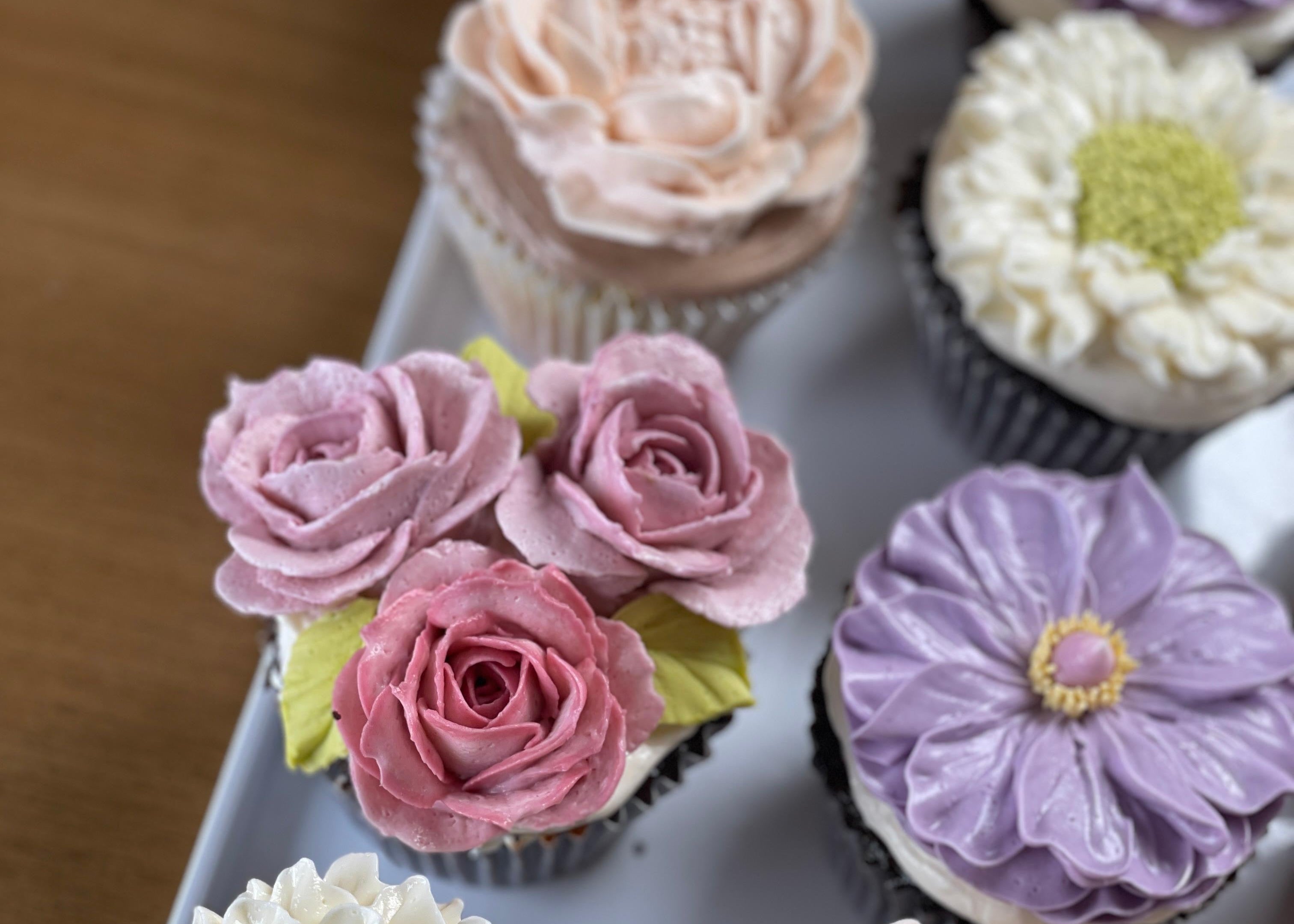 Taller de Cupcakes Florales by Anaeva