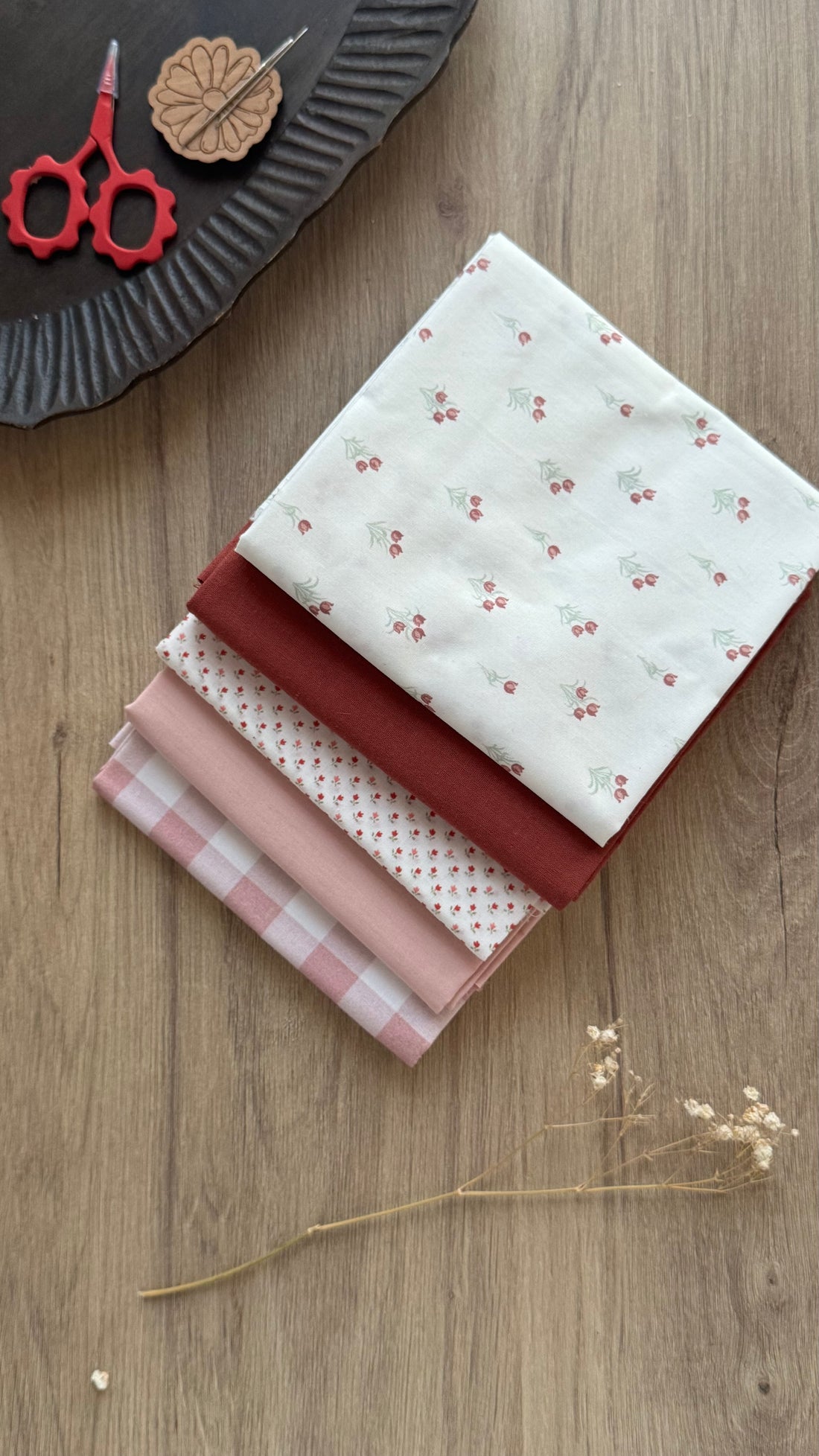 Pack de telas 5 Fat Quarters- Love