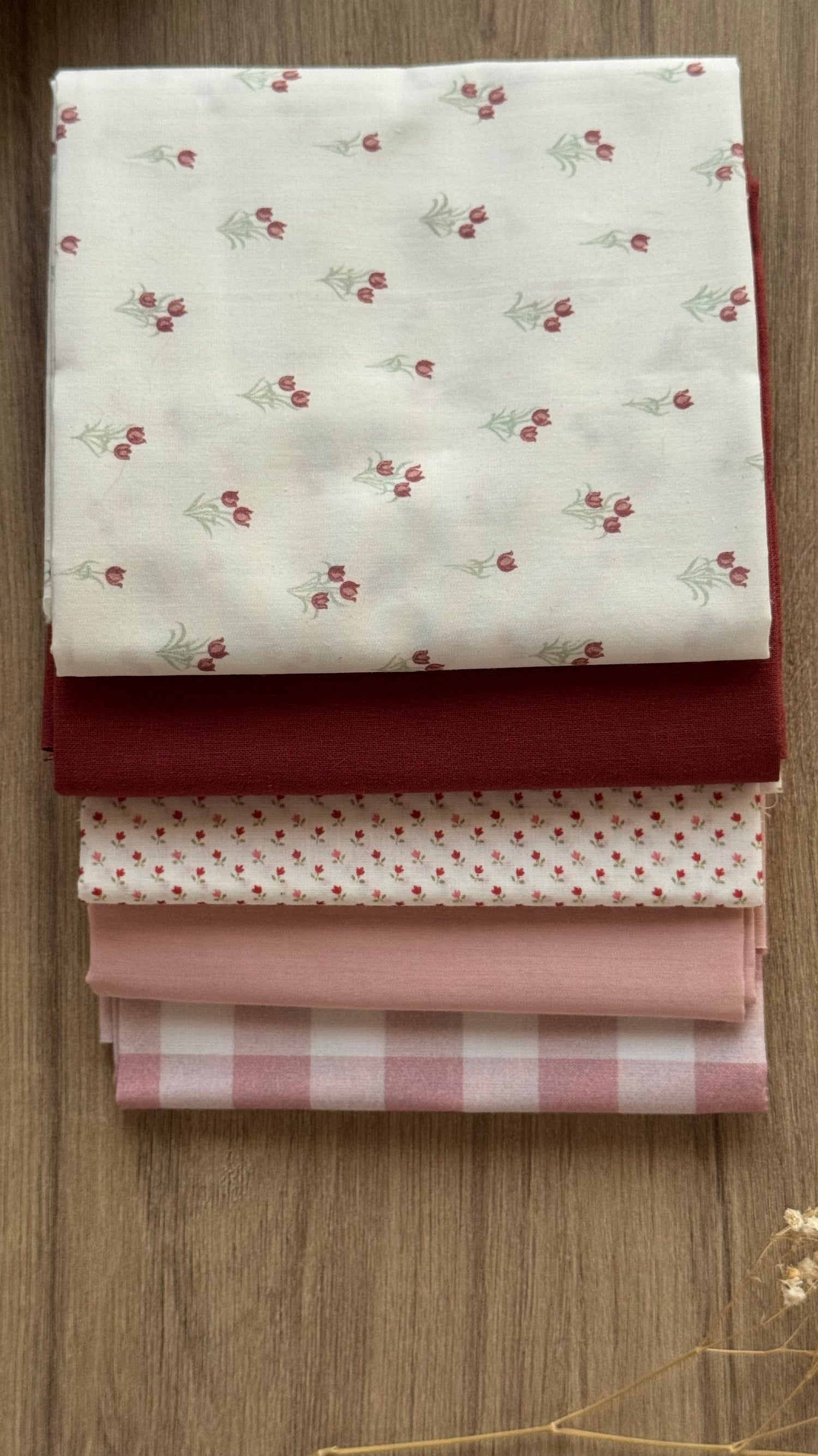 Pack de telas 5 Fat Quarters- Love