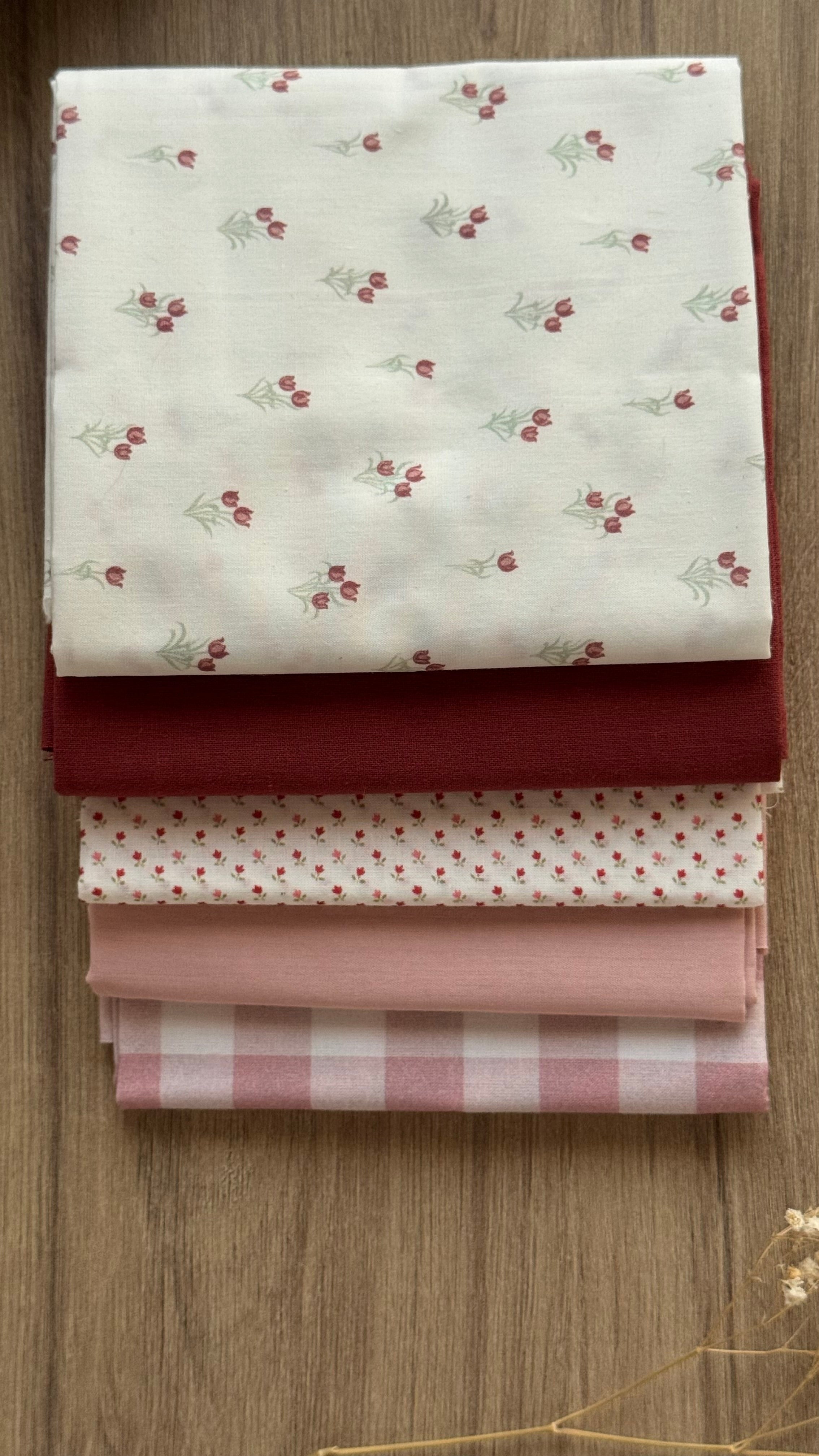 Pack de telas 5 Fat Quarters- Love