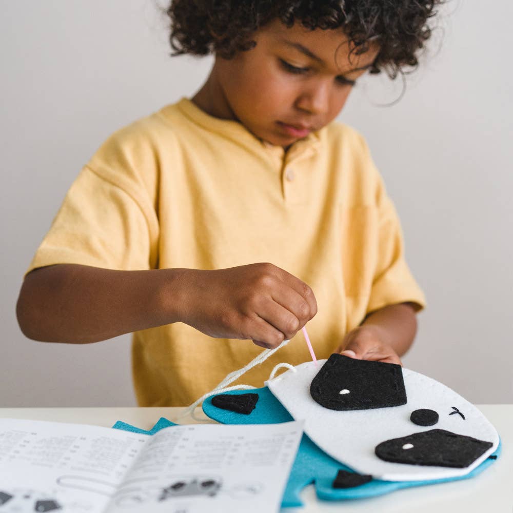 Kit de costura DIY bolso Mapache