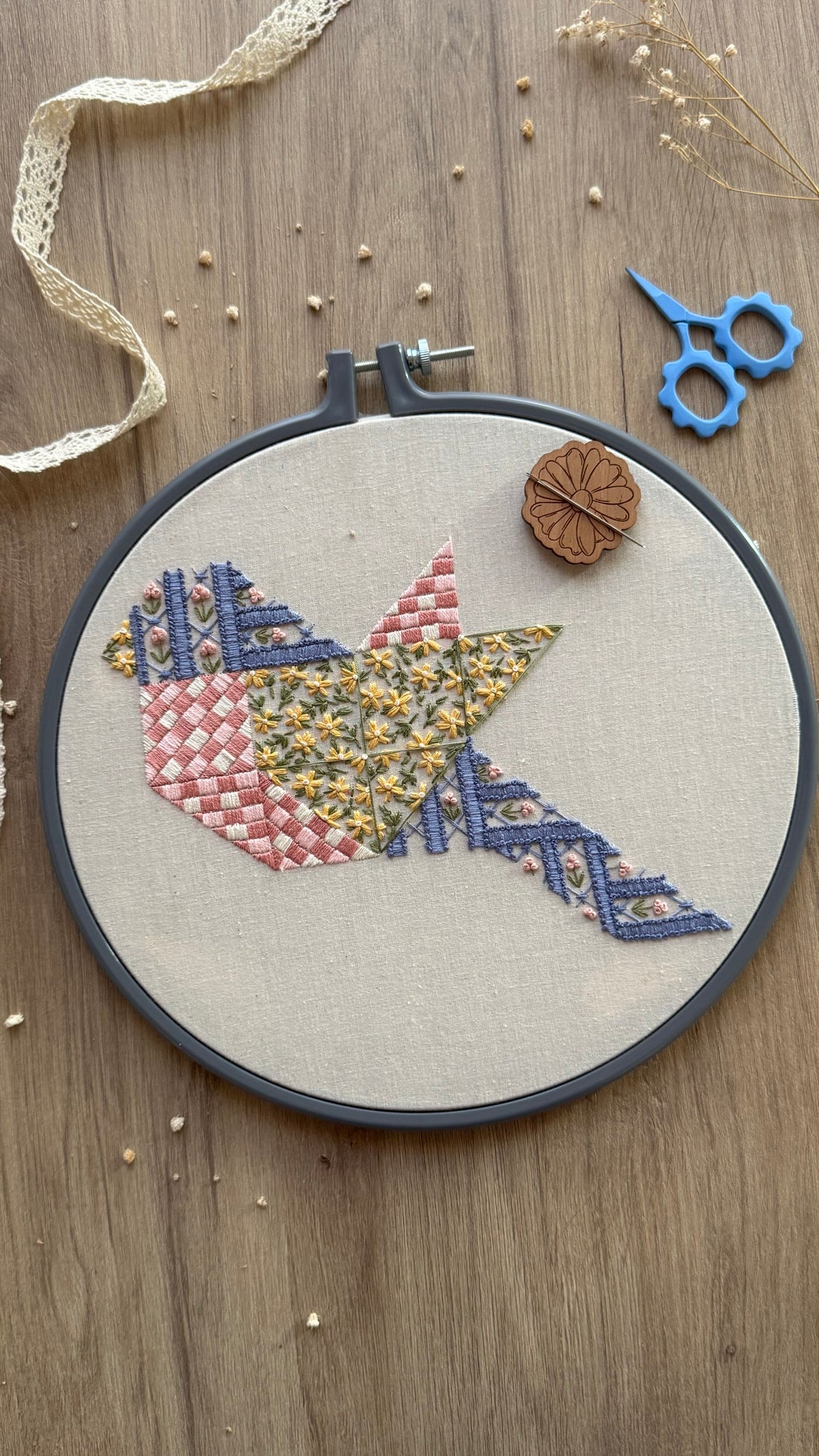 DIY Kit Pajarito Patchwork