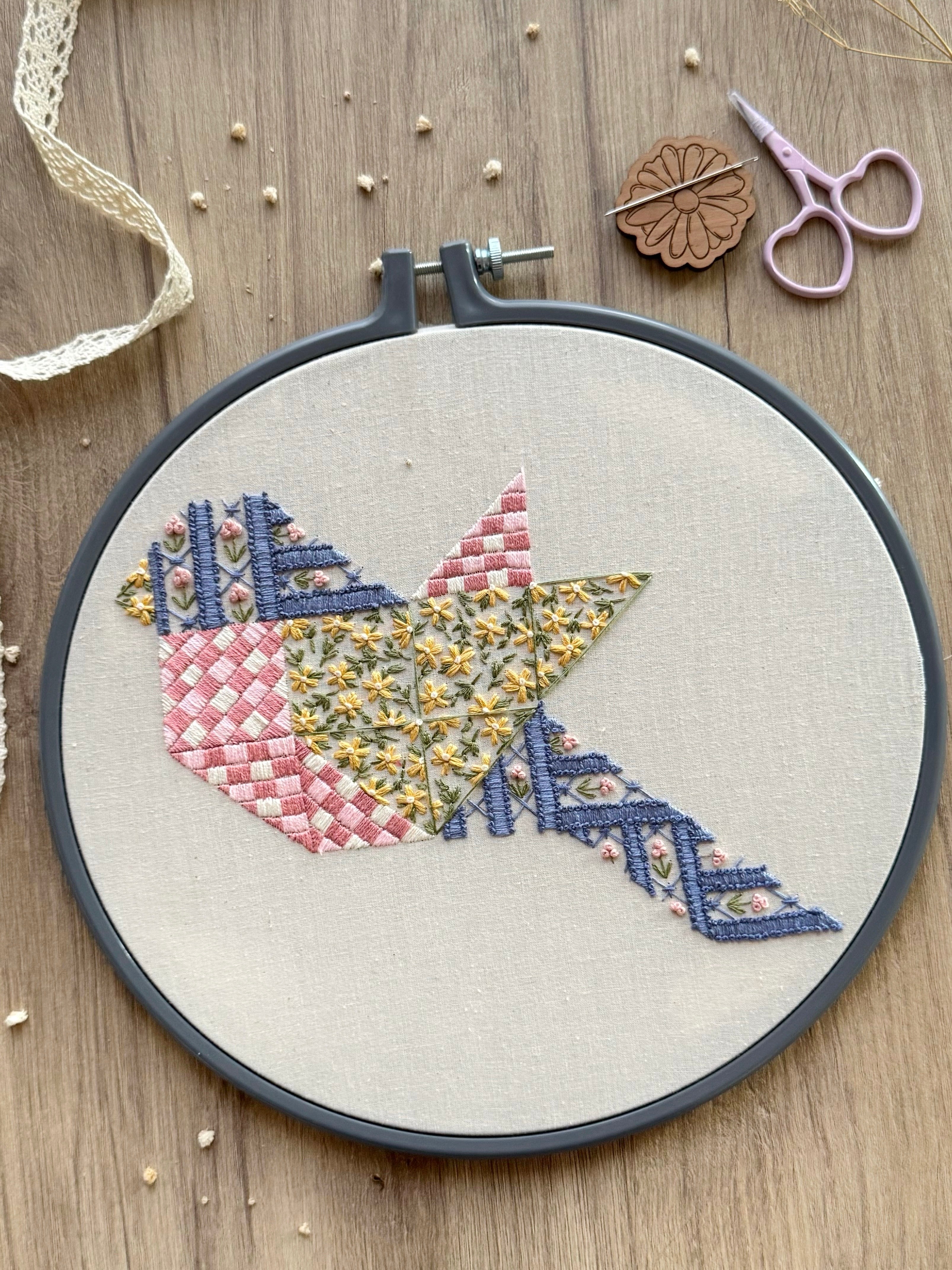 DIY Kit Pajarito Patchwork