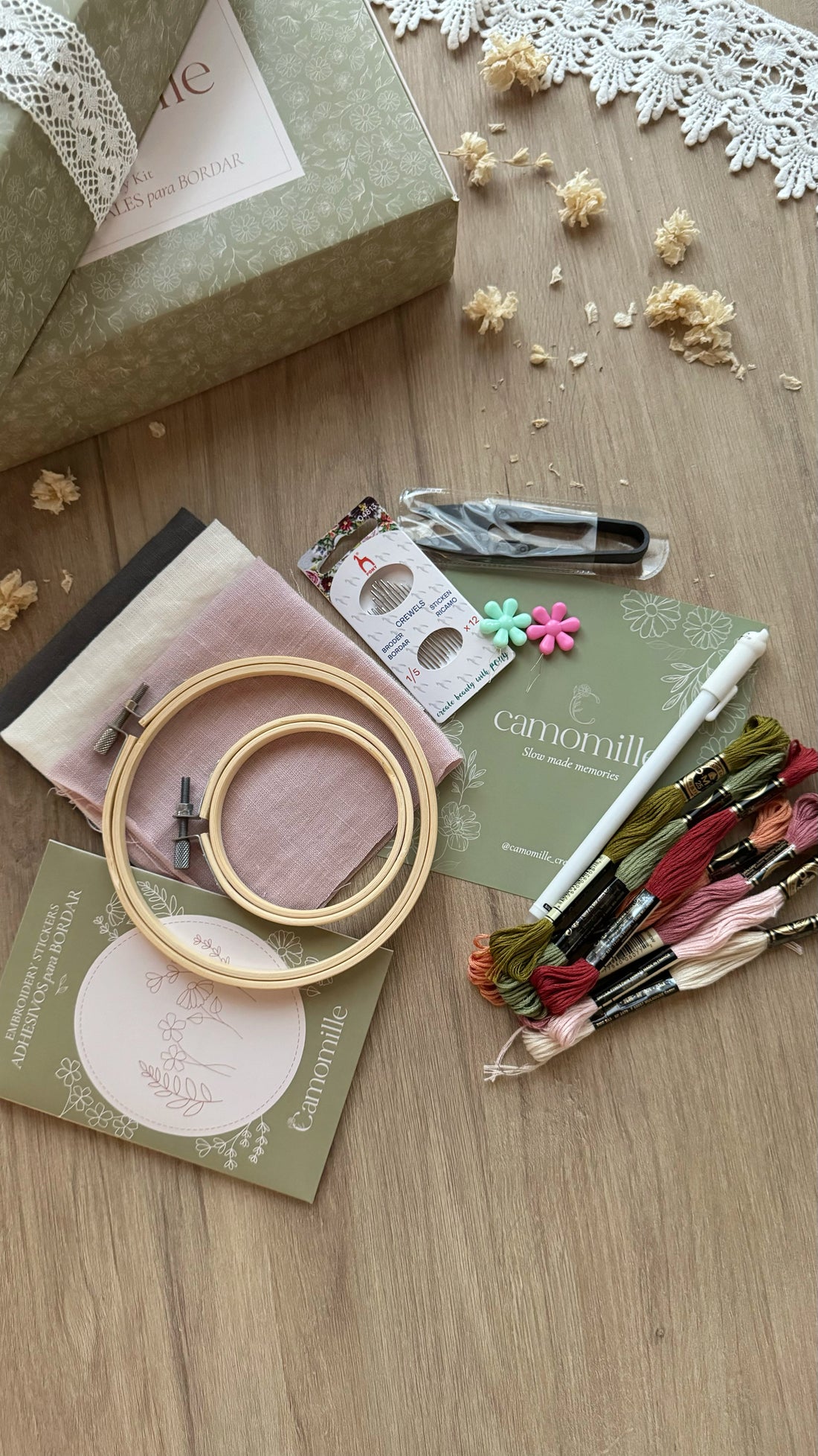 KIT de Bordado Materiales Esenciales