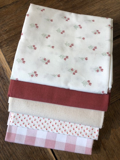 Pack de telas 5 Fat Quarters- Love