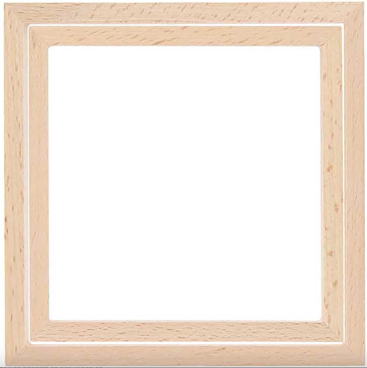 Bastidor Cuadrado de Madera para Bordados