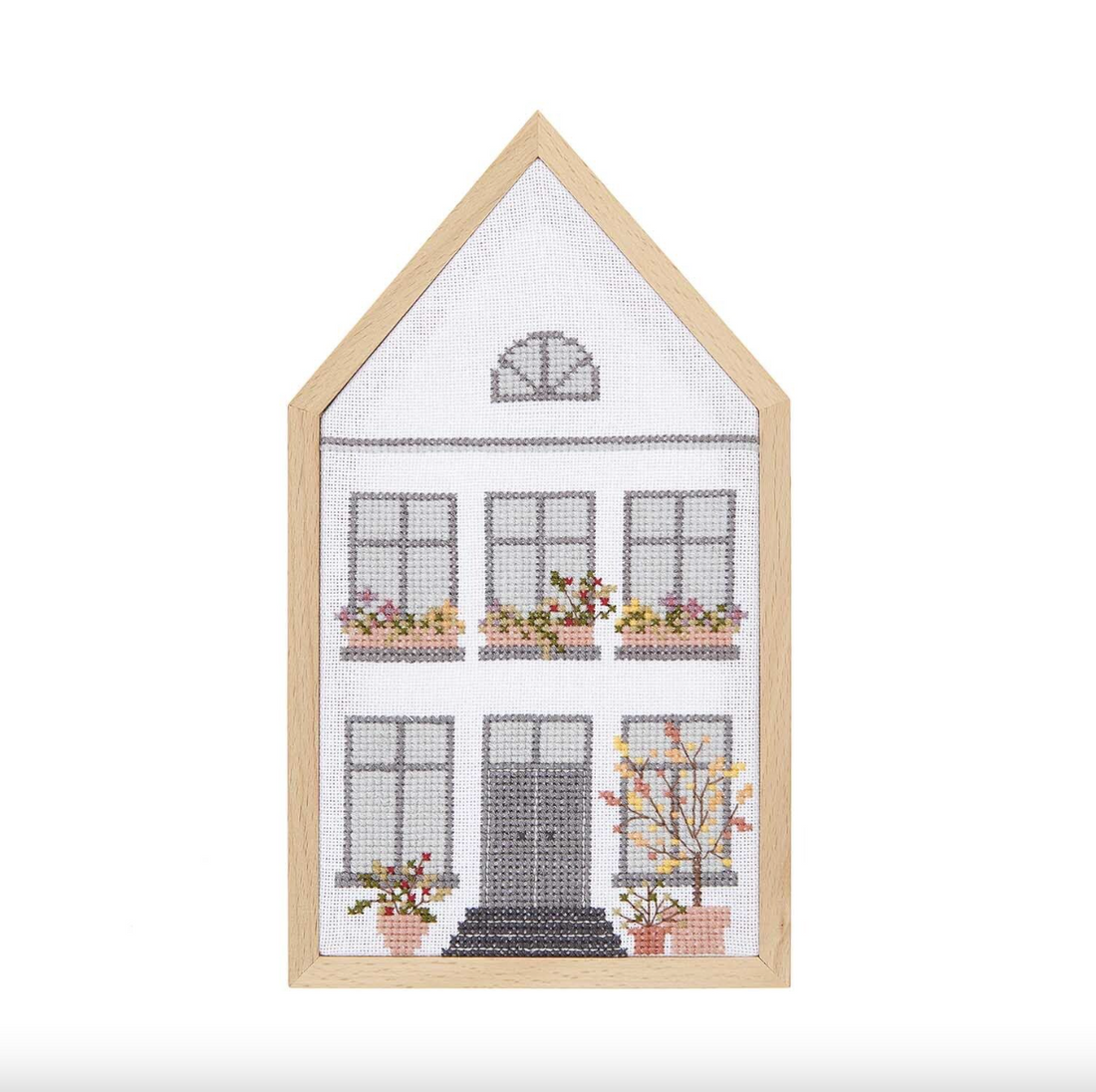 Bastidor en Forma de Casa para bordados