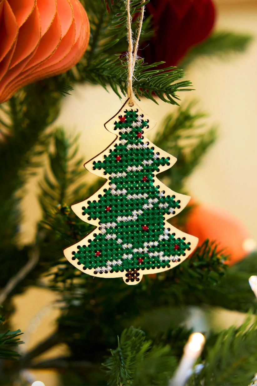 Adornos navideños de madera - Árbol de Navidad