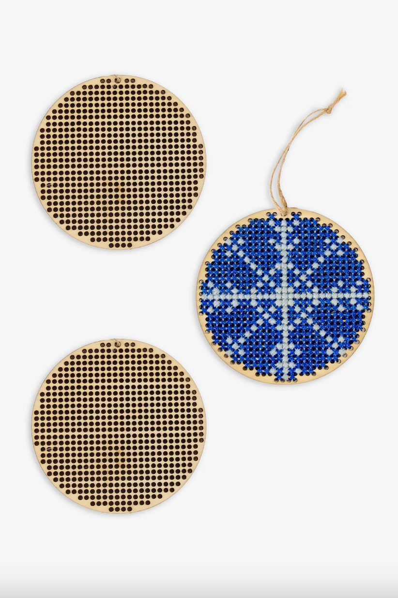 Adornos navideños de madera - Bola