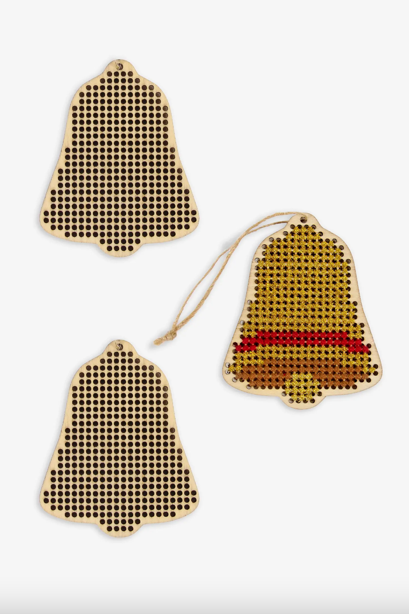 Adornos navideños de madera - Campana