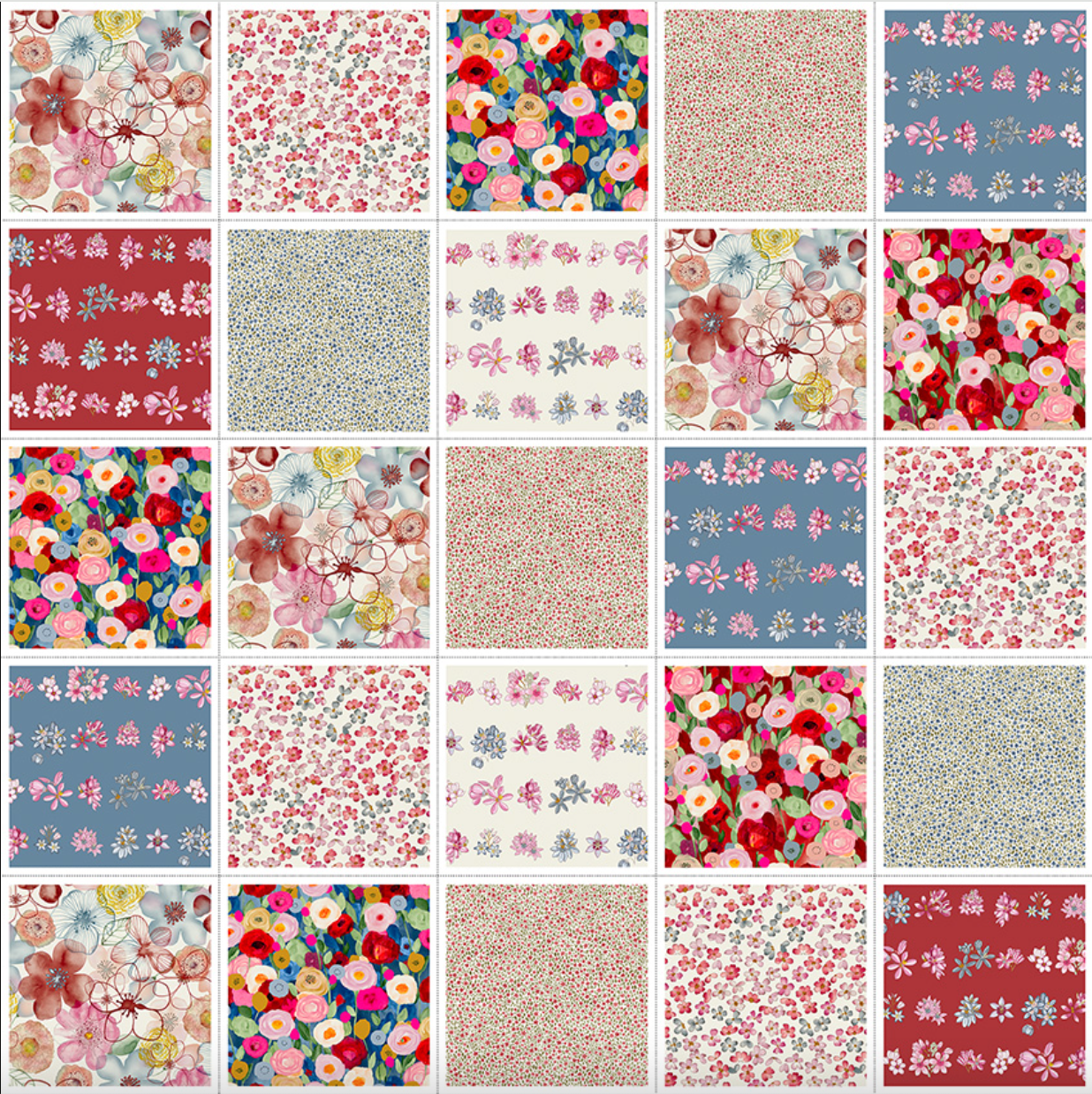 Panel de tela para patchwork – Naïf