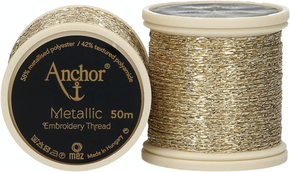 Anchor Metallic - hilo de bordar con efecto metálico