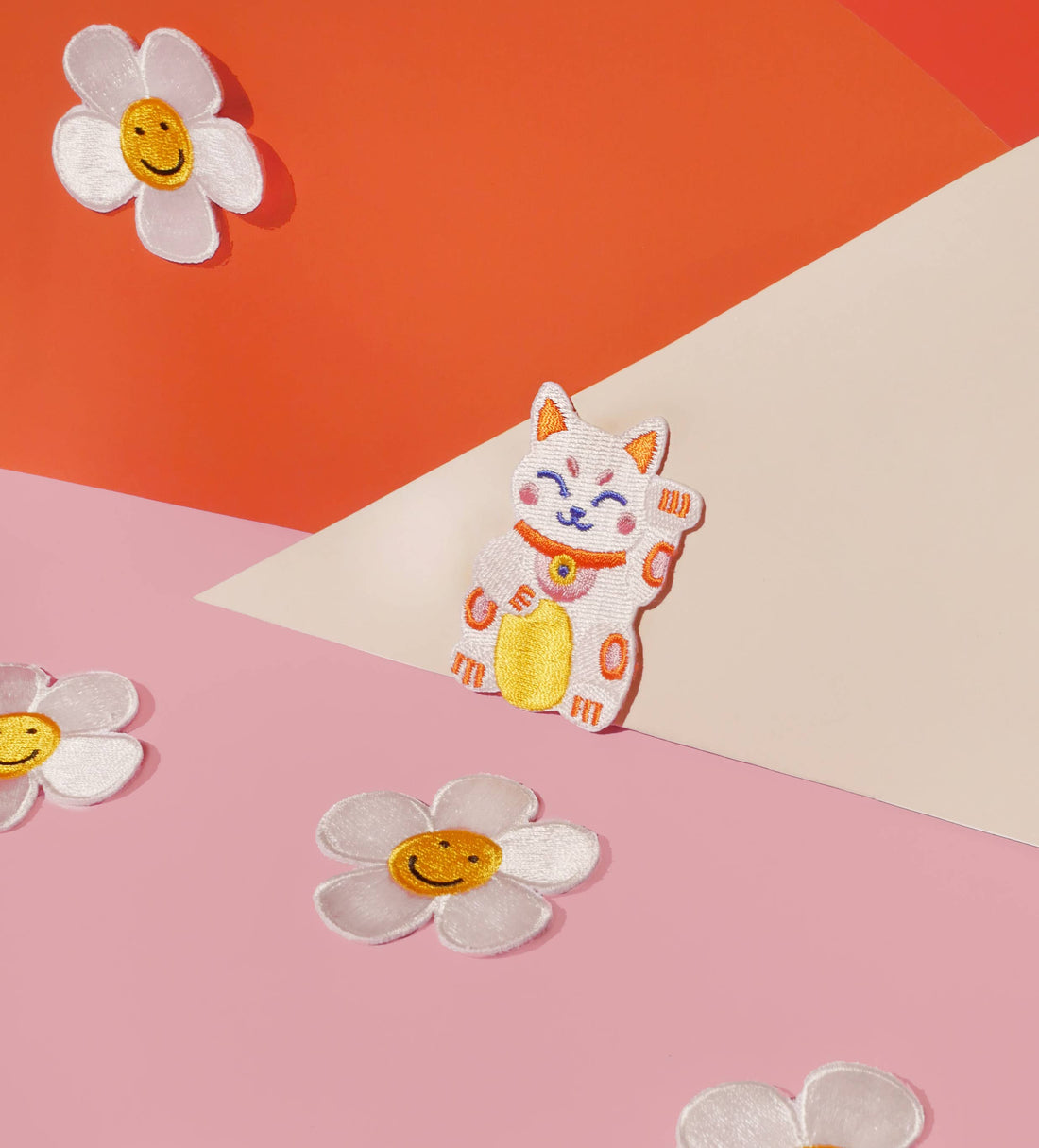 Parche Termoadhesivo de margaritas